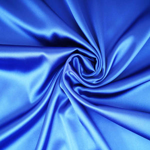 Royal Blue Solid Celina Satin Fabric OE-29009 - TradeUNO
