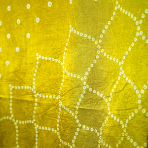 Mustard Floral Dupatta Mashru Silk Fabric