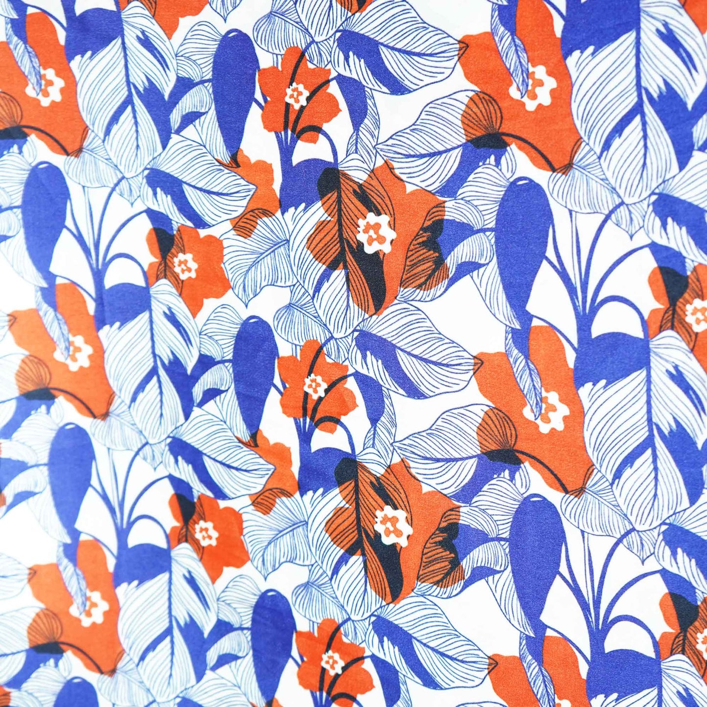 Multicolor Floral Print Japan Satin VC-11312