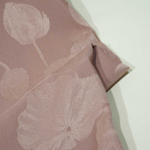 Dull Pink Floral Satin Jacquard OE-12839