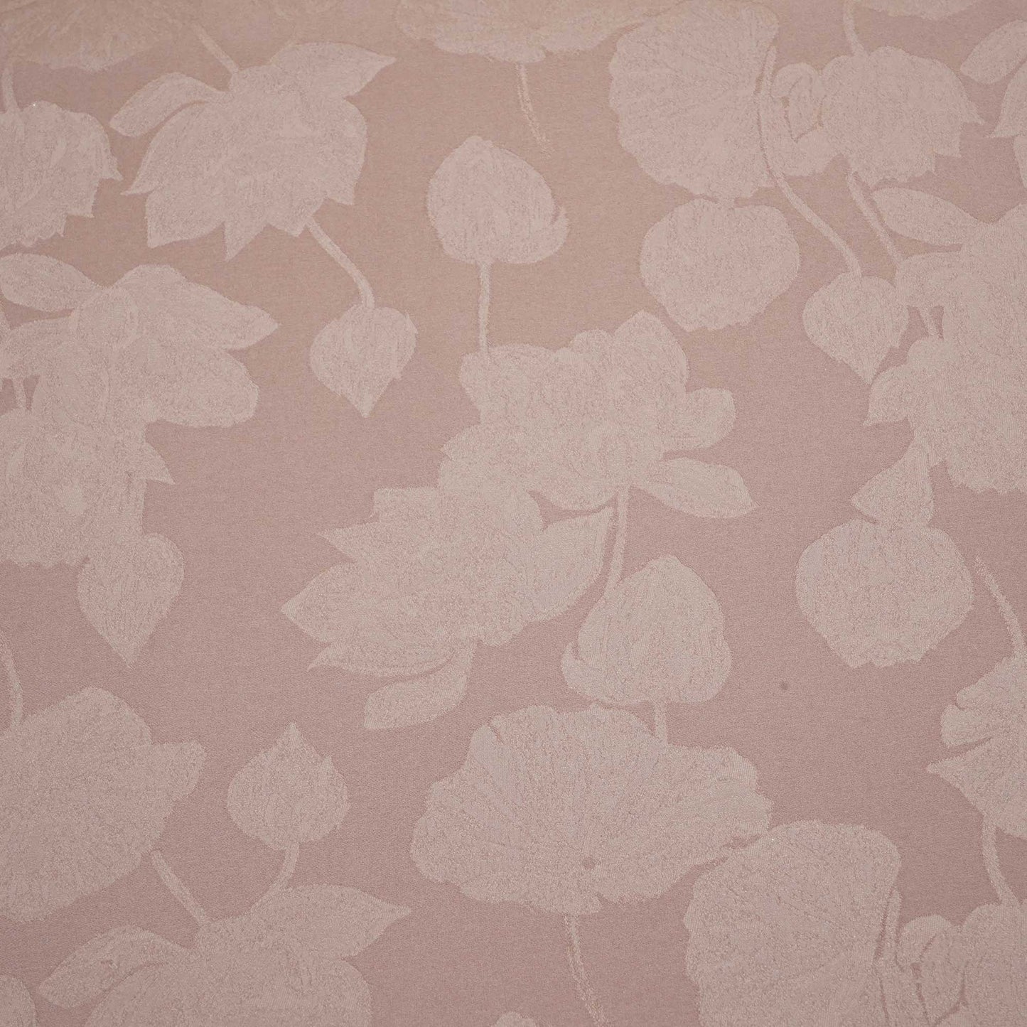 Dull Pink Floral Satin Jacquard OE-12839