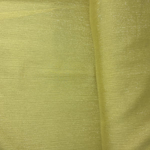 Yellow Solid Shimmer Chiffon Fabric