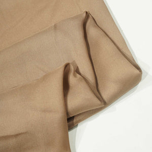 Chocolate Brown Solid Georgette Satin SVF-13371