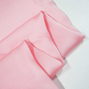 Pink Solid Georgette Satin SVF-13374