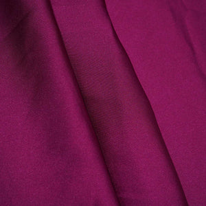 Dark Purple Solid Georgette Satin SVF-13385
