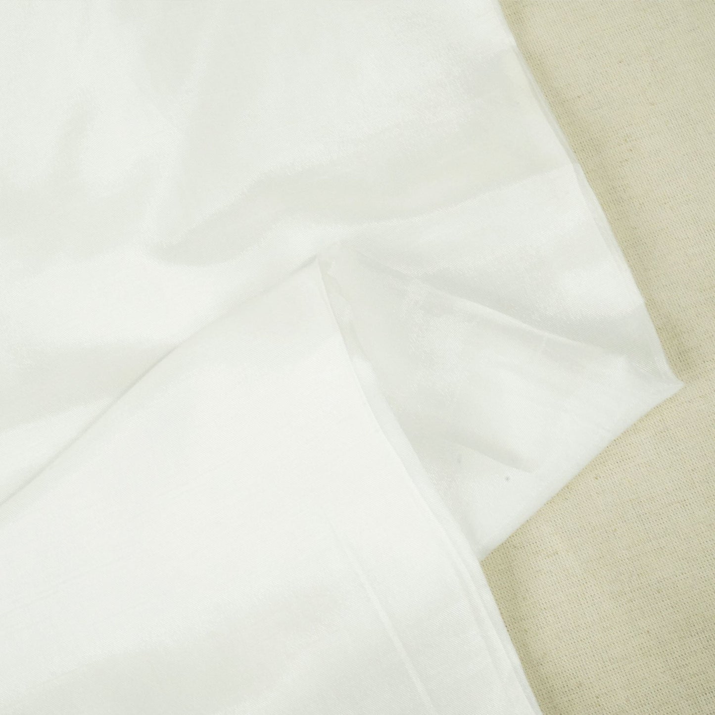 White Solid Dyeable Dola Silk BT-13849