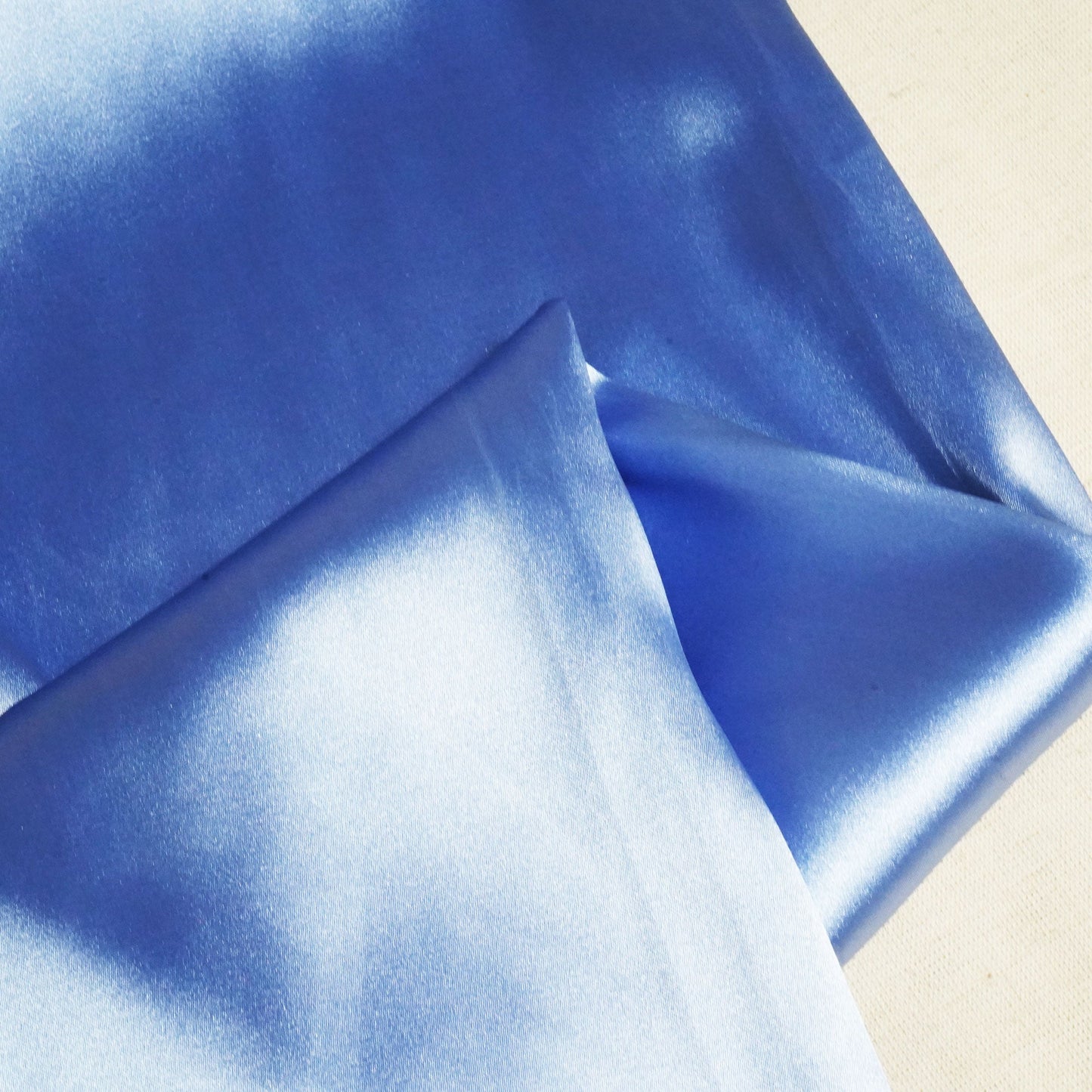 Blue Solid Celina Satin OE-14437