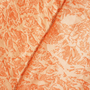 Salmon Pink Crushed Bemberg Silk VC-14939
