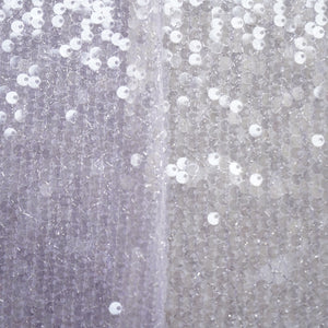 Lilac Purple imported Lurex Sequins Net Fabric
