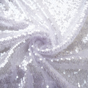 Lilac Purple imported Lurex Sequins Net Fabric