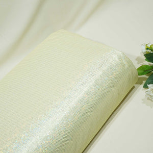 Cream Gold Lurex Embossed Satin CF-15158