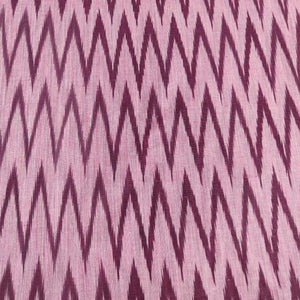 Pink Maroon Ikkat Print Cotton Fabric 16339