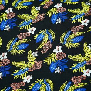 Hunter Green Handblock Print Modal Satin VC-16470