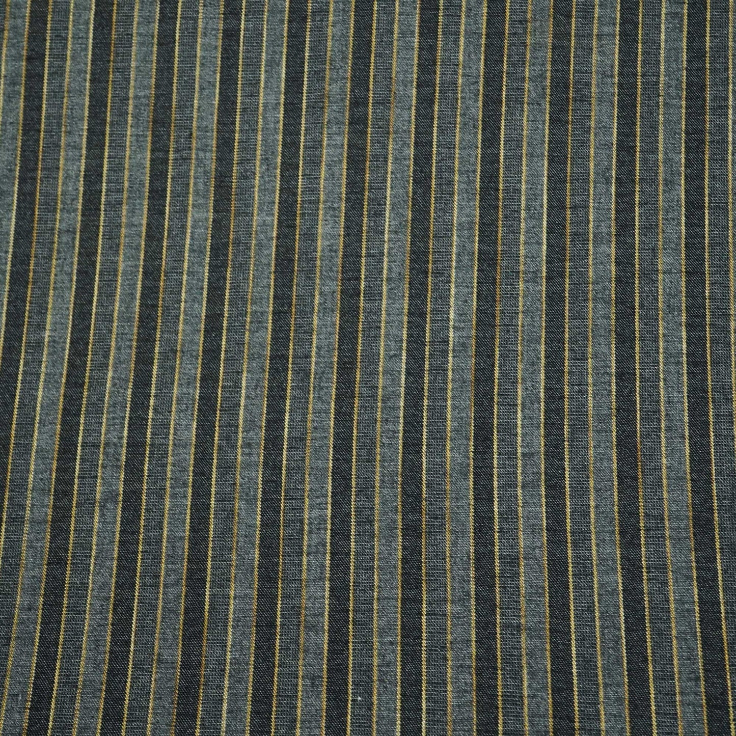 Black & Grey Stripes Print Linen RS-16501