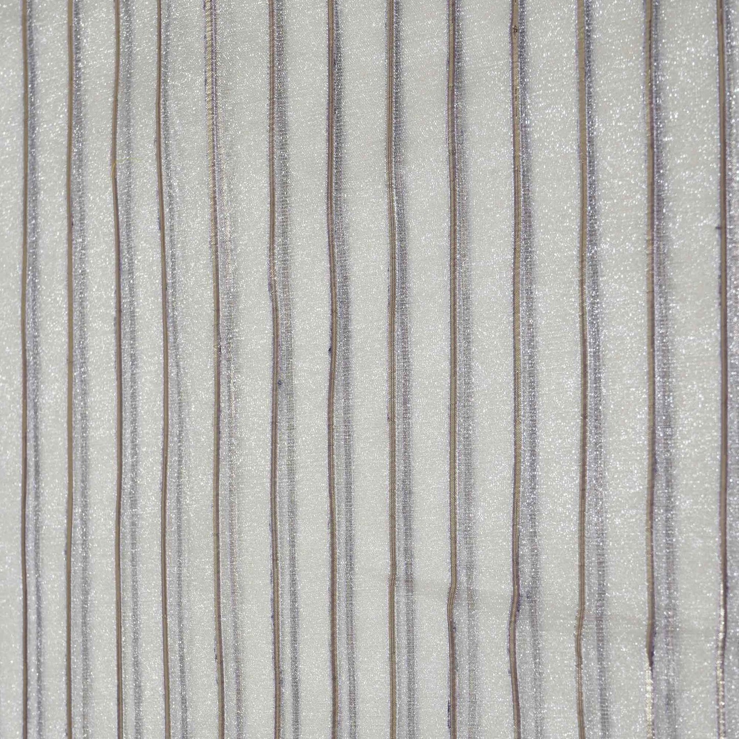 Purple Gold Stripes Organza Zari JBS-16628