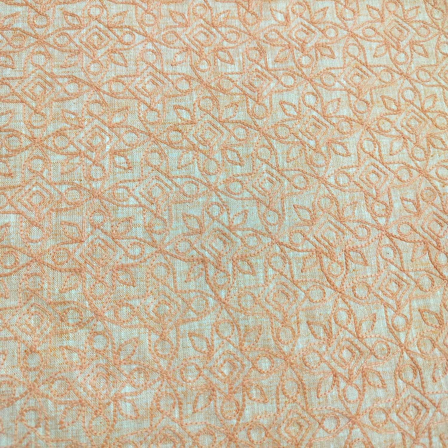 Orange Traditional Thread Embroidery Linen KT-16840