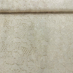 White Gold Traditional Jacquard Khaddi Silk KRE-16889