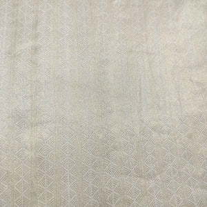 Gold Geometrical Jacquard Chiffon Silk KRE-16939