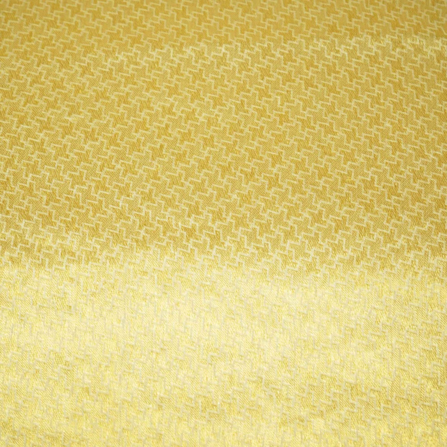 Gold Abstract Jacquard Chiffon Silk KRN-16941