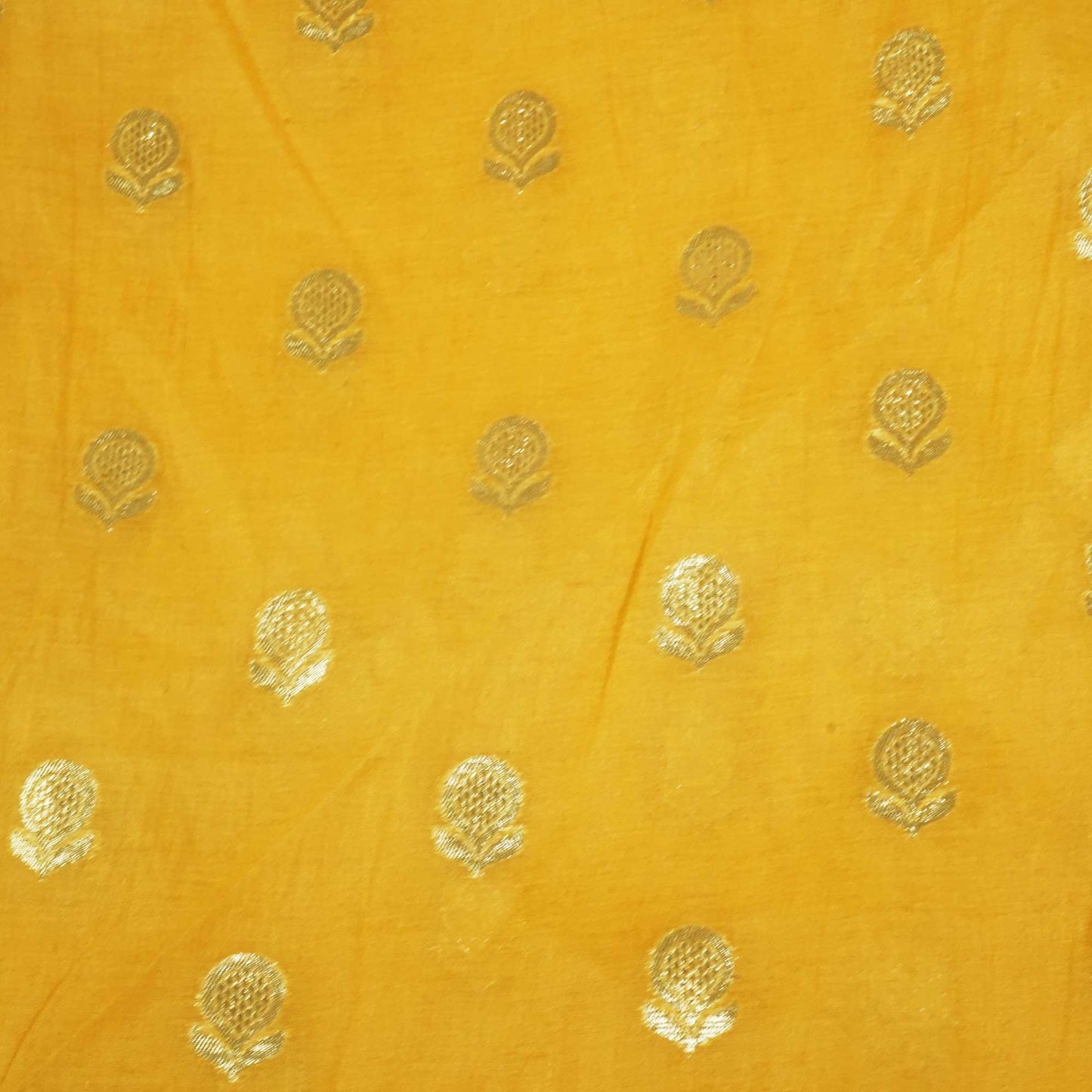Dusky Brown Zari Floral Buti Jacqurd Cotton Katwar Patola KRE-17083