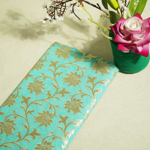 Green Zari Floral Jacqurd Cotton Katwar Patola KRE-17094