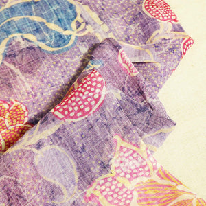 Purple Floral Print Georgette GT-17117