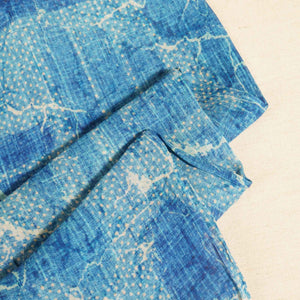 Blue Abstract print Georgette GT-17123