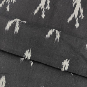 Mustard Yellow Ikkat Print Cotton Fabric - TradeUNO