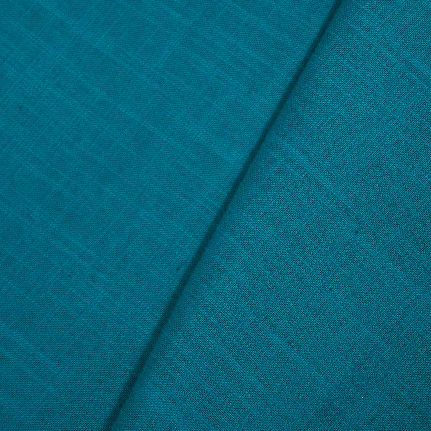Sky Blue Solid Fabric Cotton Linen Slub SH-17224