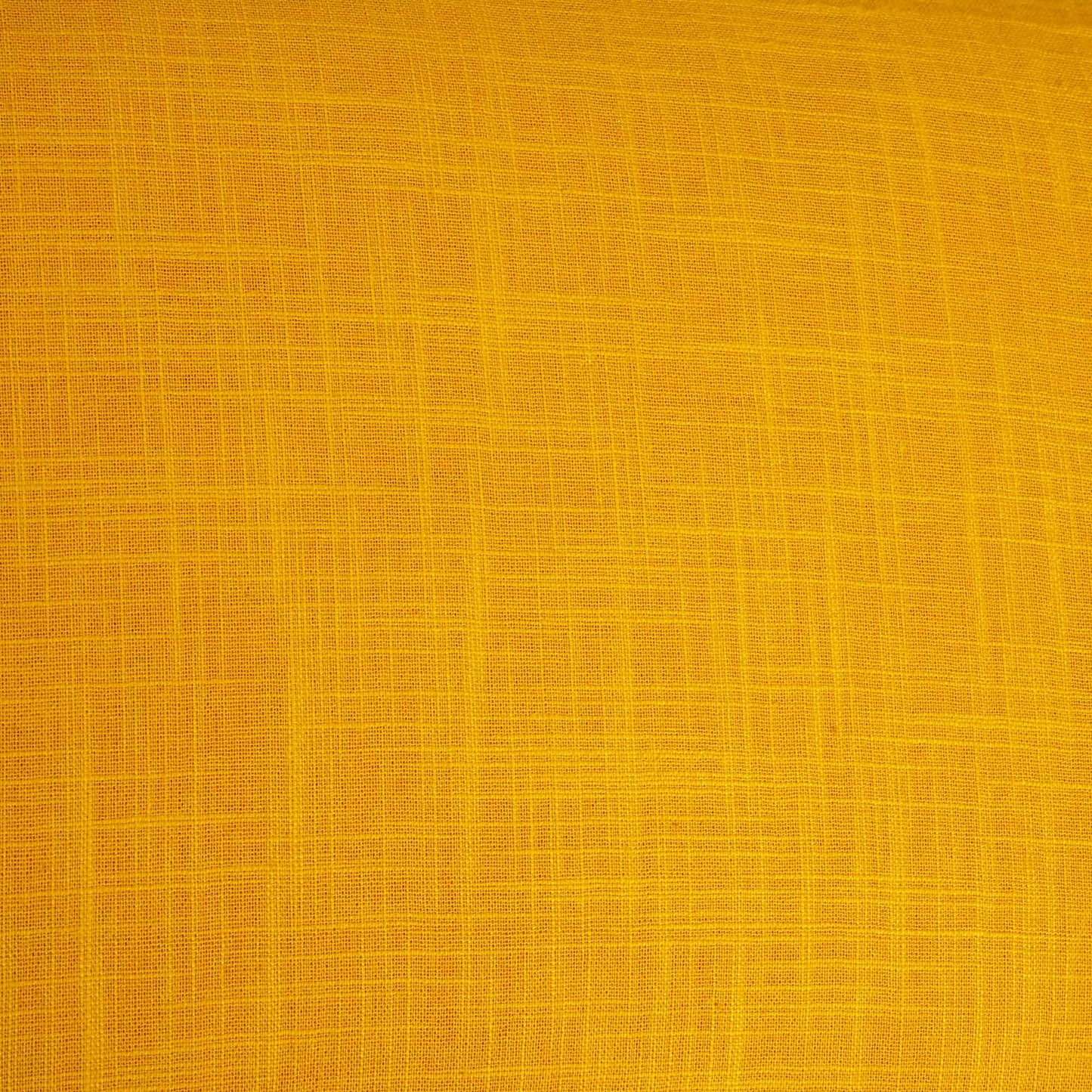 Mustard Yellow Solid Fabric Cotton Linen Slub SH-17232