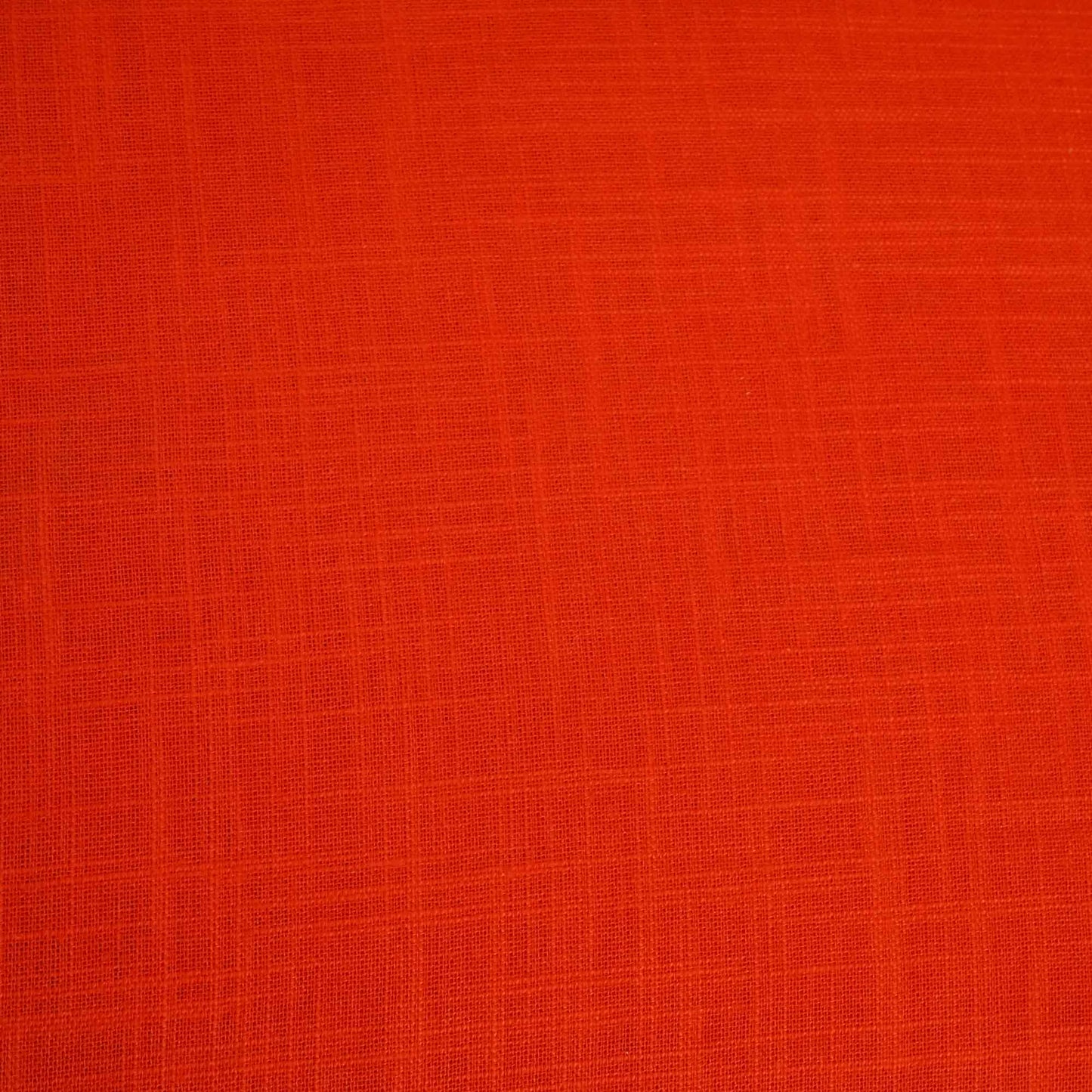 Orange Solid Fabric Cotton Linen Slub SH-17235