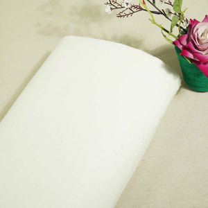 White Solid Fabric Cotton Linen Slub SH-17239