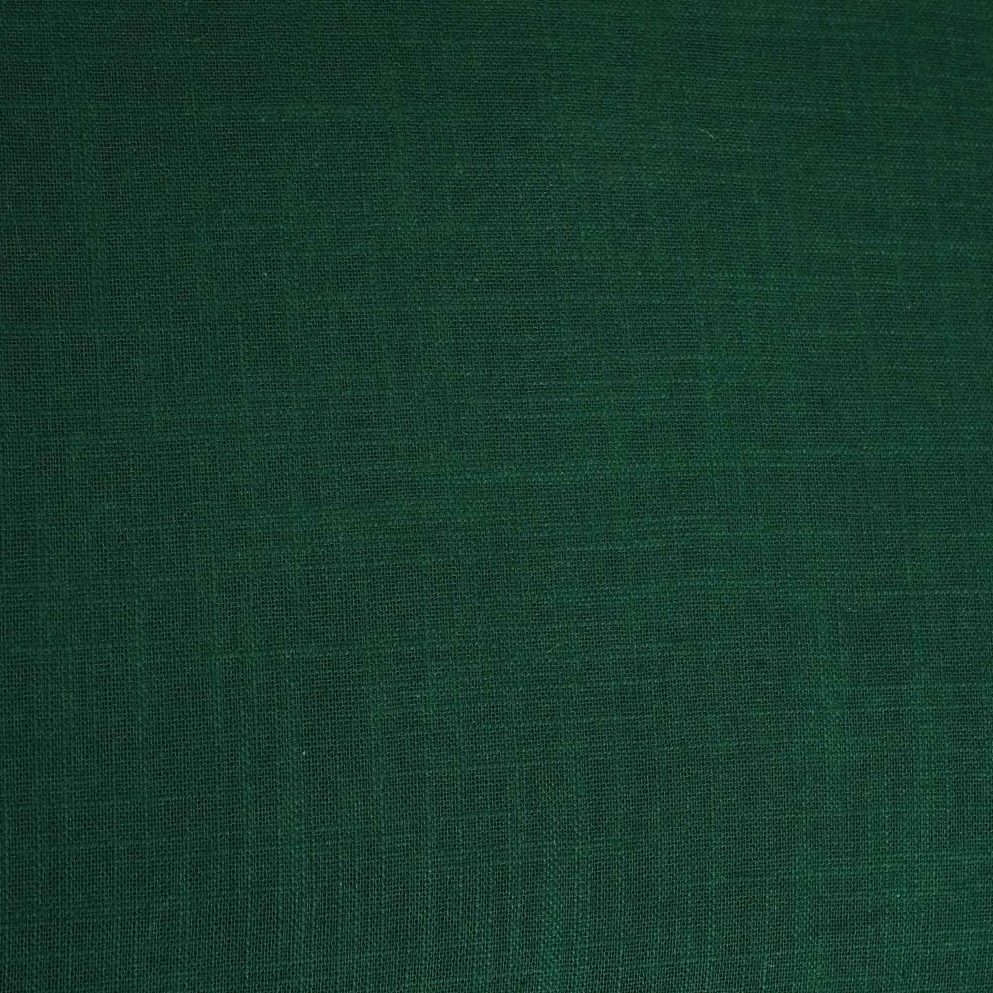 Dark Green Solid Fabric Cotton Linen Slub SH-17243