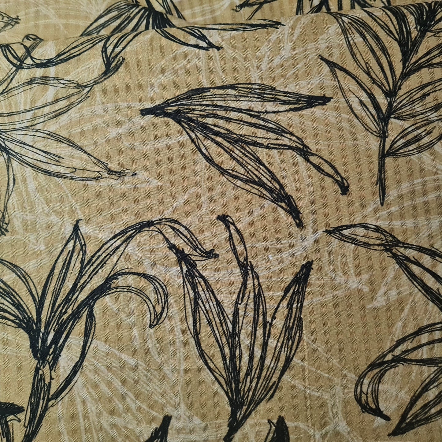 Premium Green Tropical Checks Print Cotton Checks Fabric
