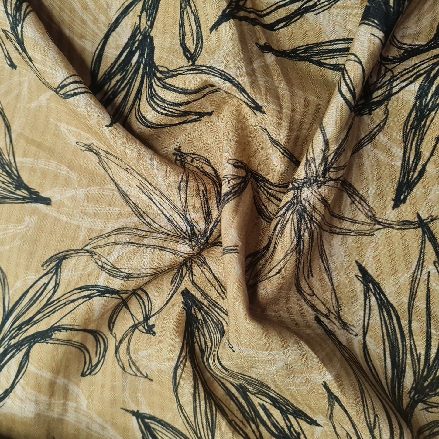 Premium Green Tropical Checks Print Cotton Checks Fabric