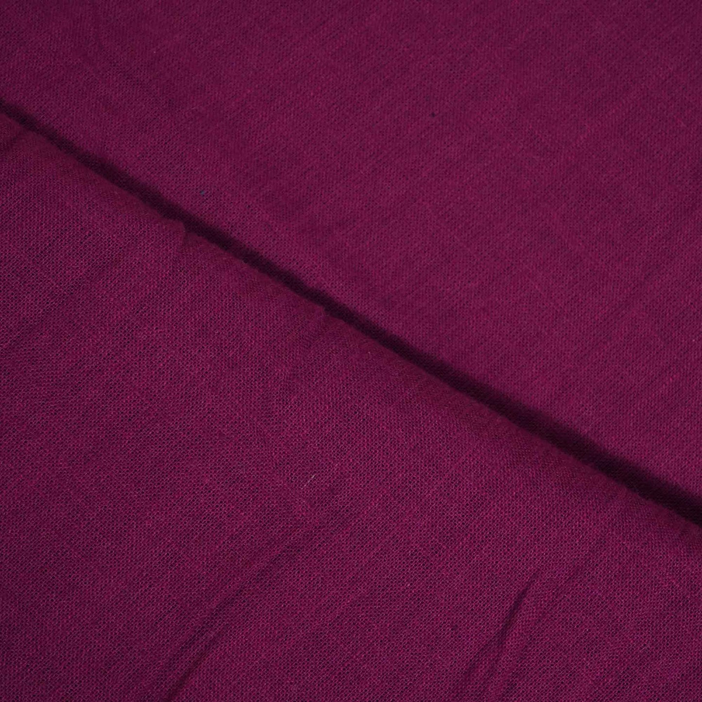 Purple Solid Fabric Cotton Linen Slub 1501 SG-17838