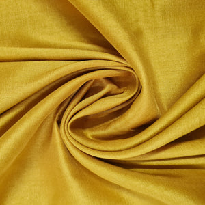 Mustard Solid Russian Silk Fabric 17938