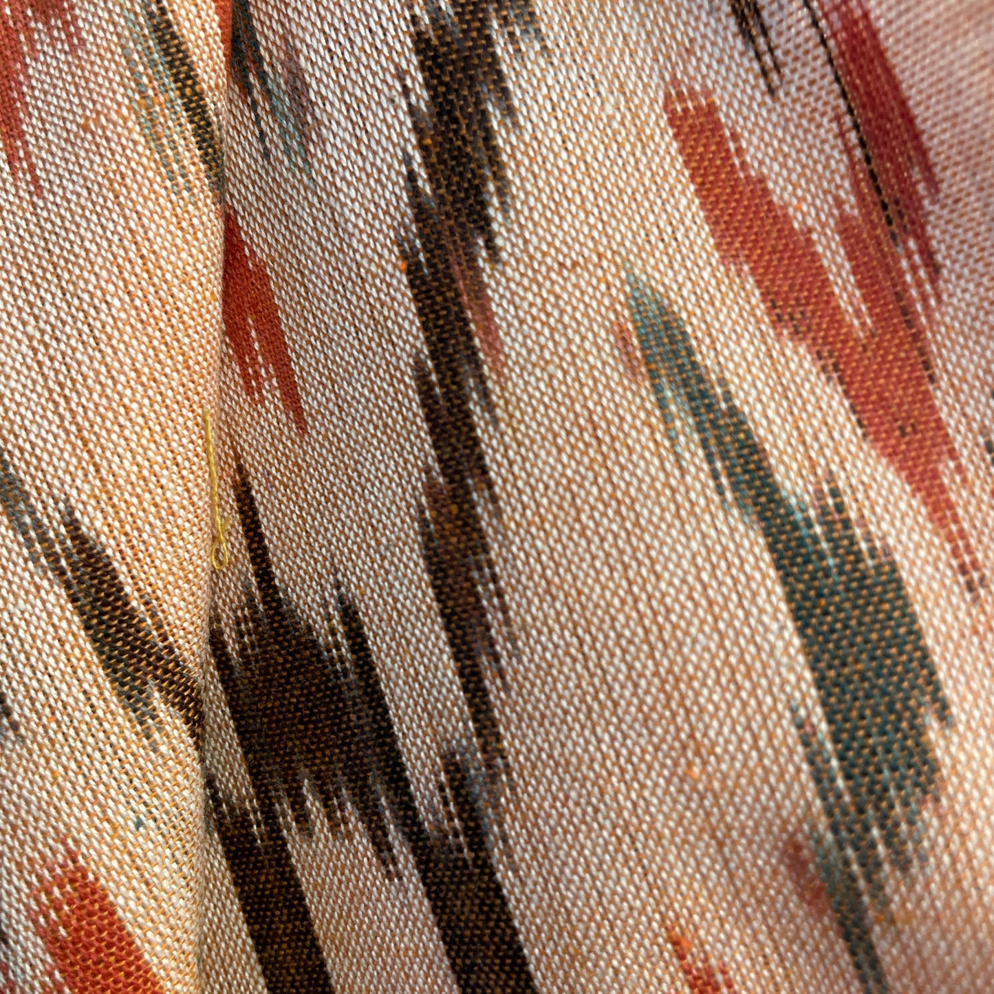 Multicolor Ikkat Print Cotton Fabric 18120