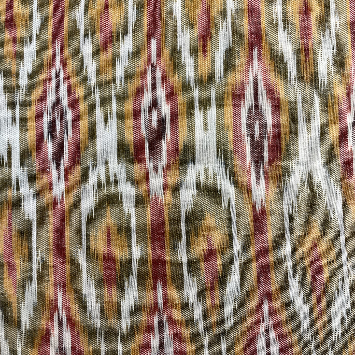 Multicolor Ikkat Print Cotton Fabric 18129