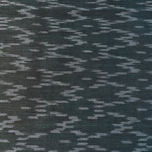 Dark Green Ikkat Print Cotton Fabric 18130