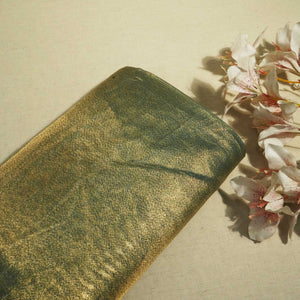 Sky Blue Solid Plain Tissue Fabric 332 KR-18754