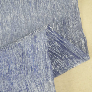 Royal Blue Solid Crushed Tissue Fabric 332 KR-18776