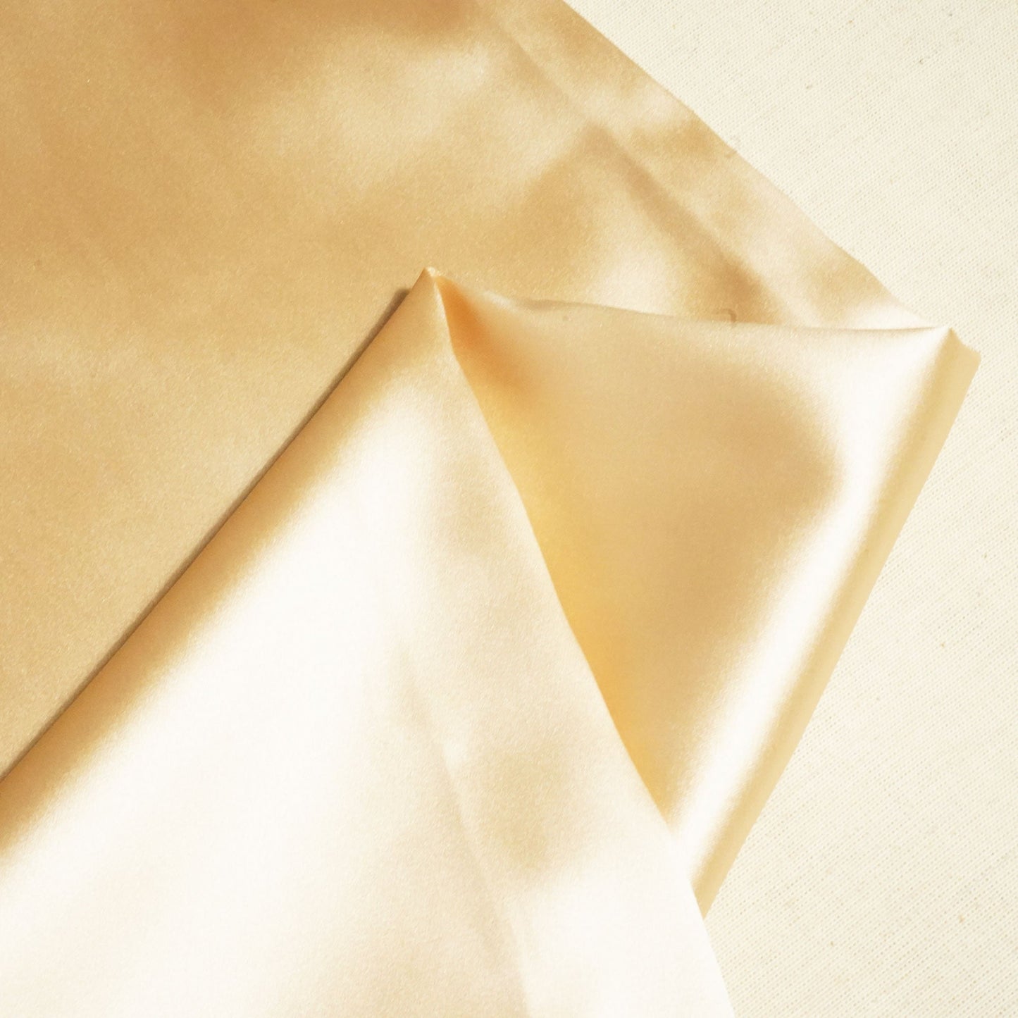 Beige Solid Celina Satin Fabric 2036 OE-18778