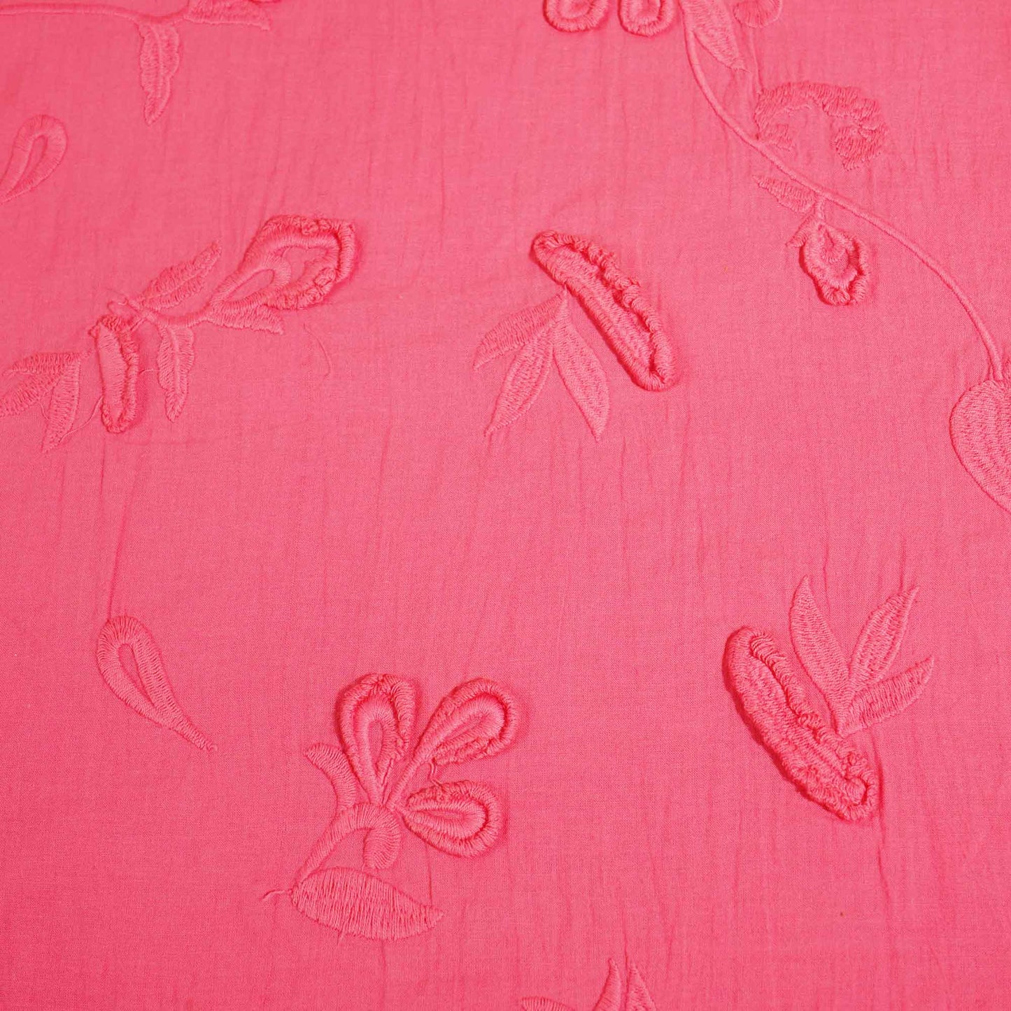 Pink Floral Cutdana Embroidery Tissue Fabric 02355 GT-18817