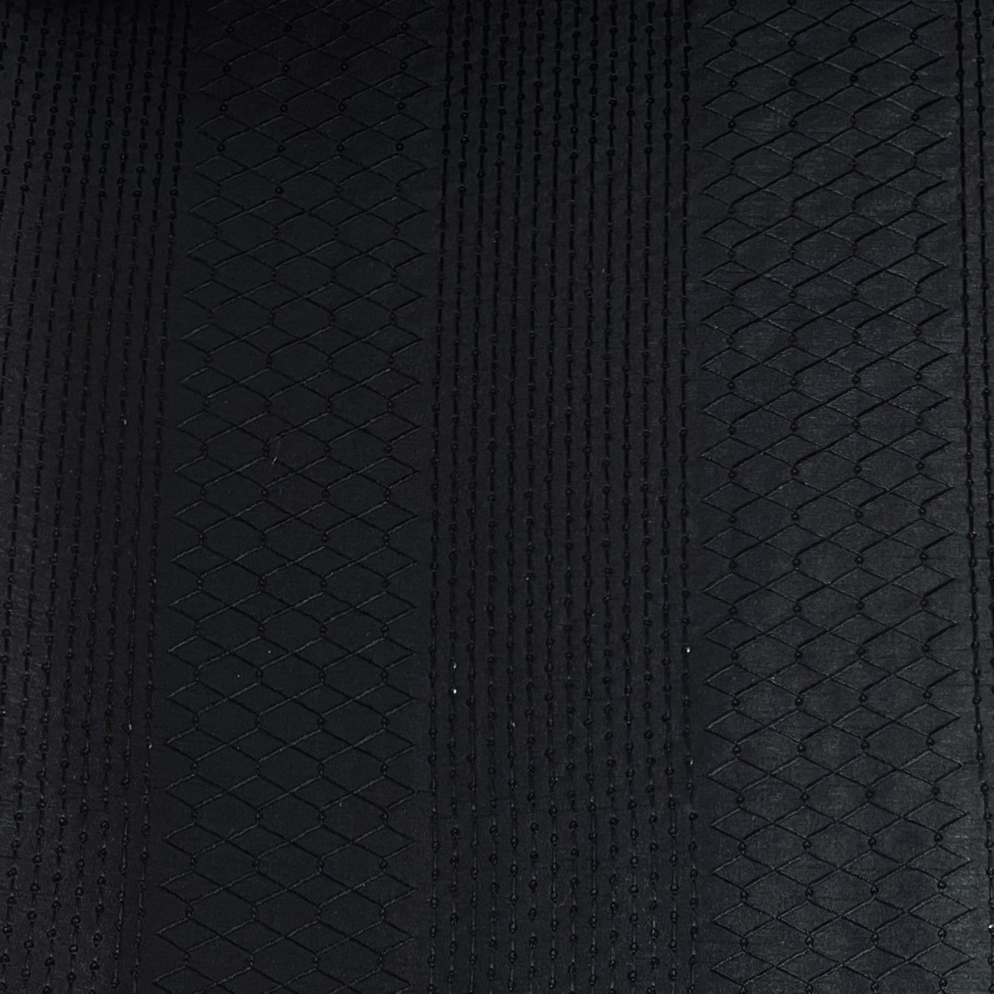 Black Thread Sequins Embroidery Russian Silk Fabric 19542