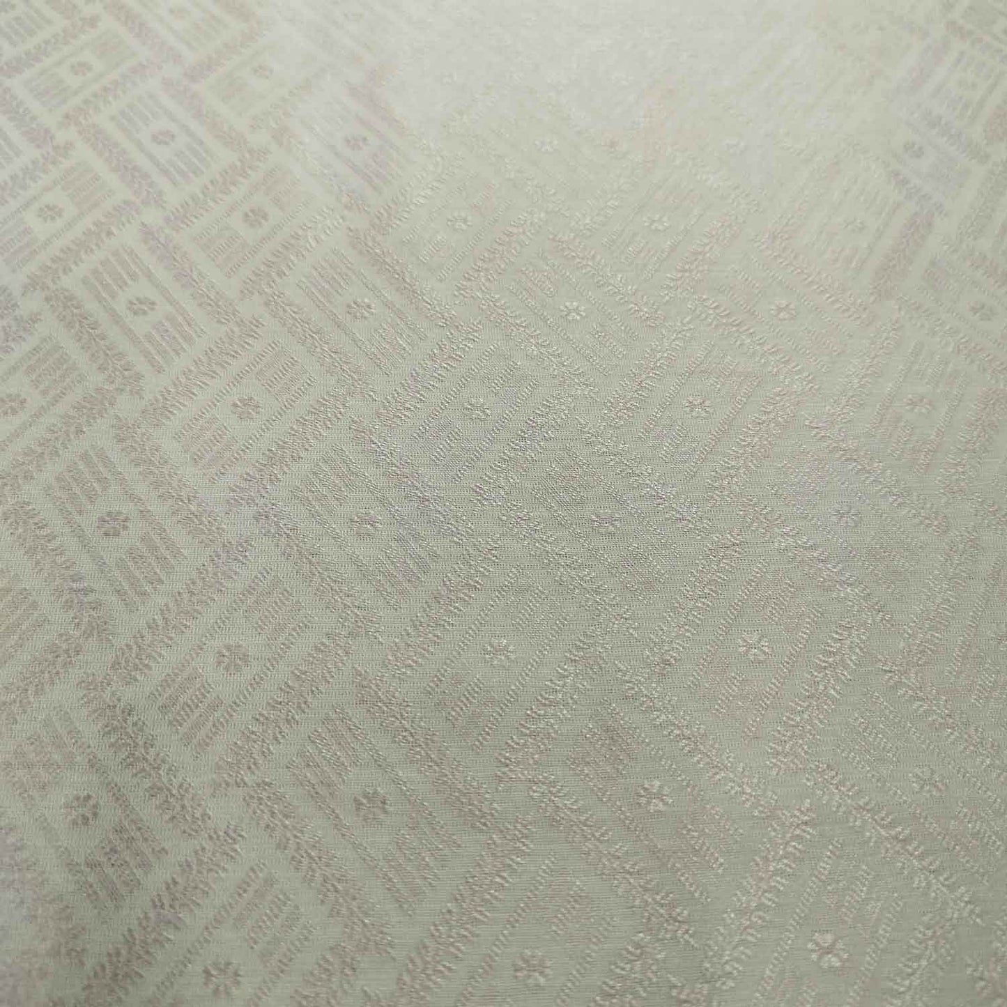 Lavender Self Tanchui Cotton Silk Fabric KR-19660