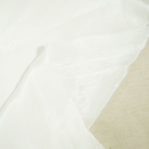 White Solid Natural Crepe Fabric 672 FG-19682