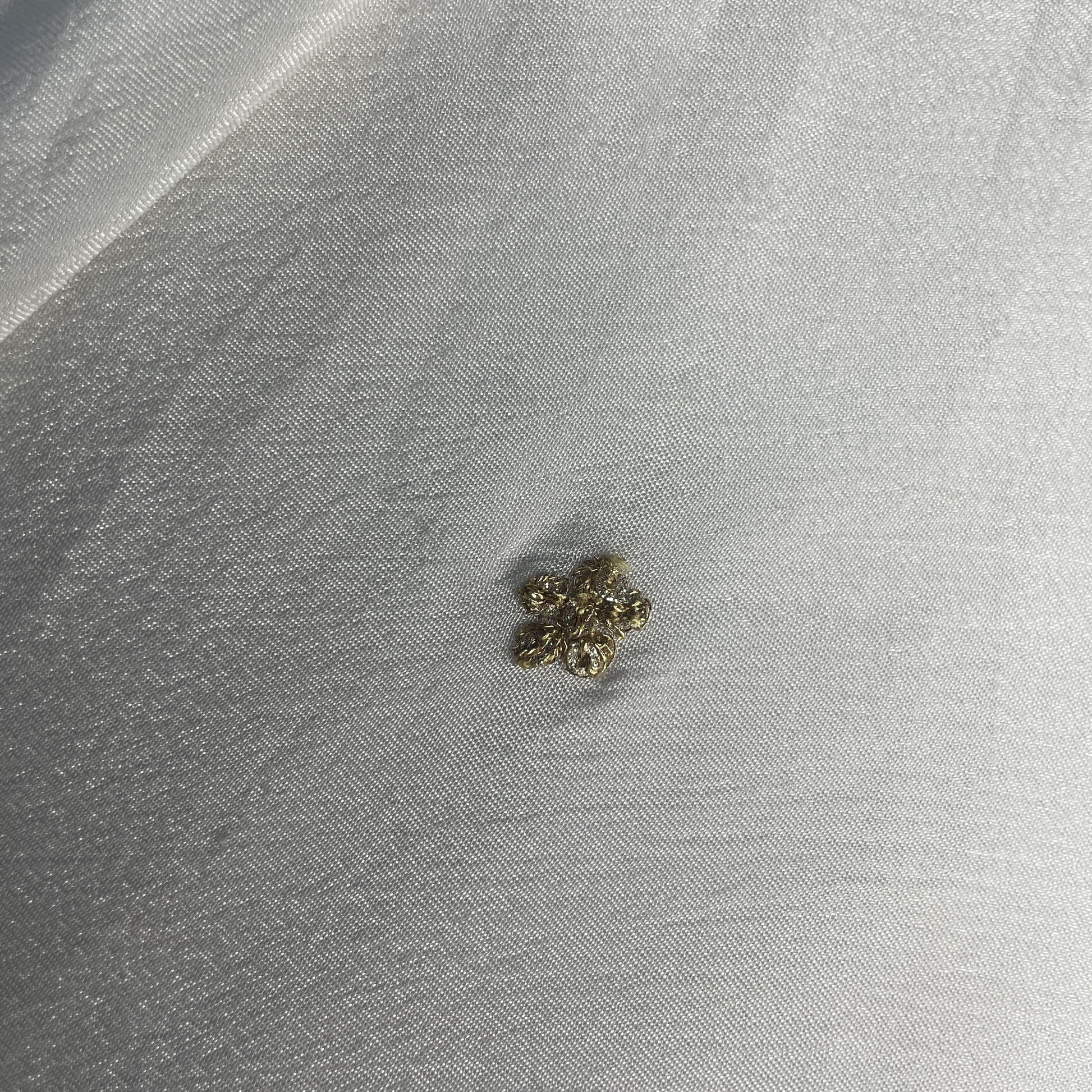 White Zari Embroidery Chinnon Chiffon Dyeable Fabric 19925