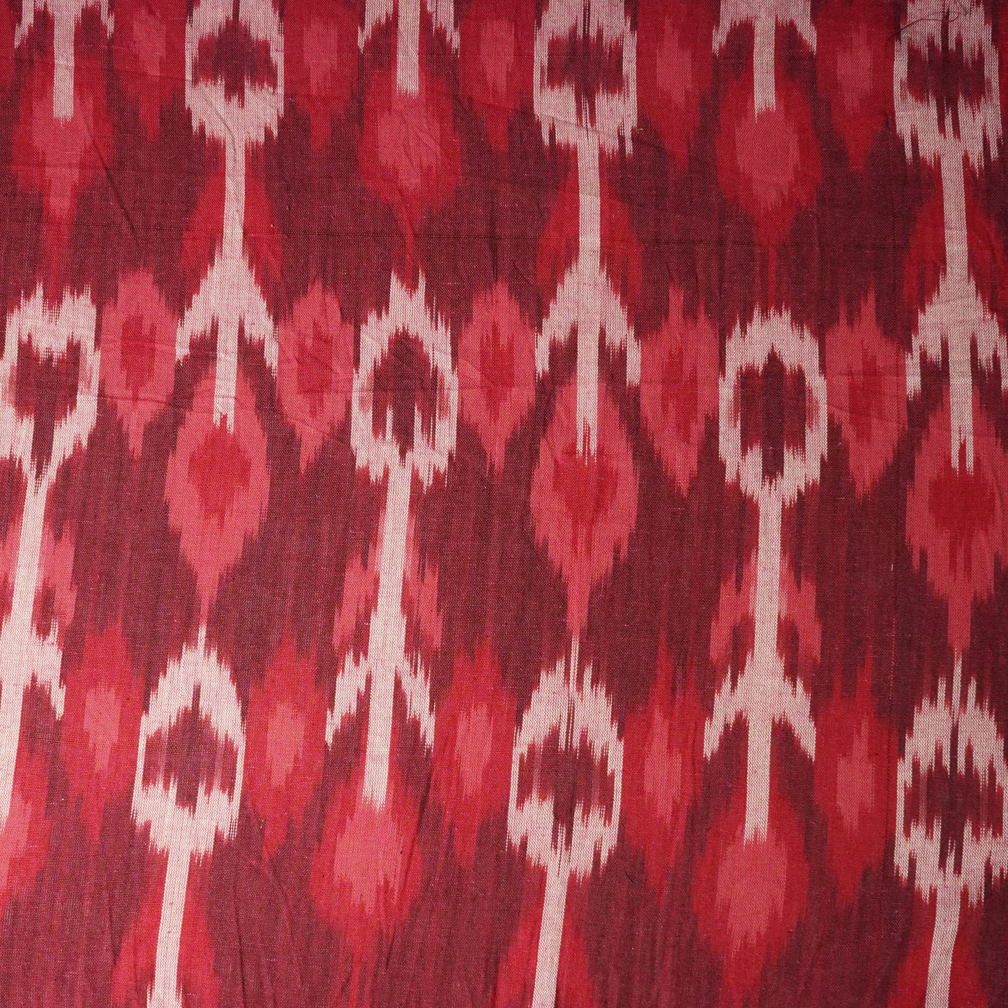 Red Ikkat Print Cotton Fabric 40 ST-19940