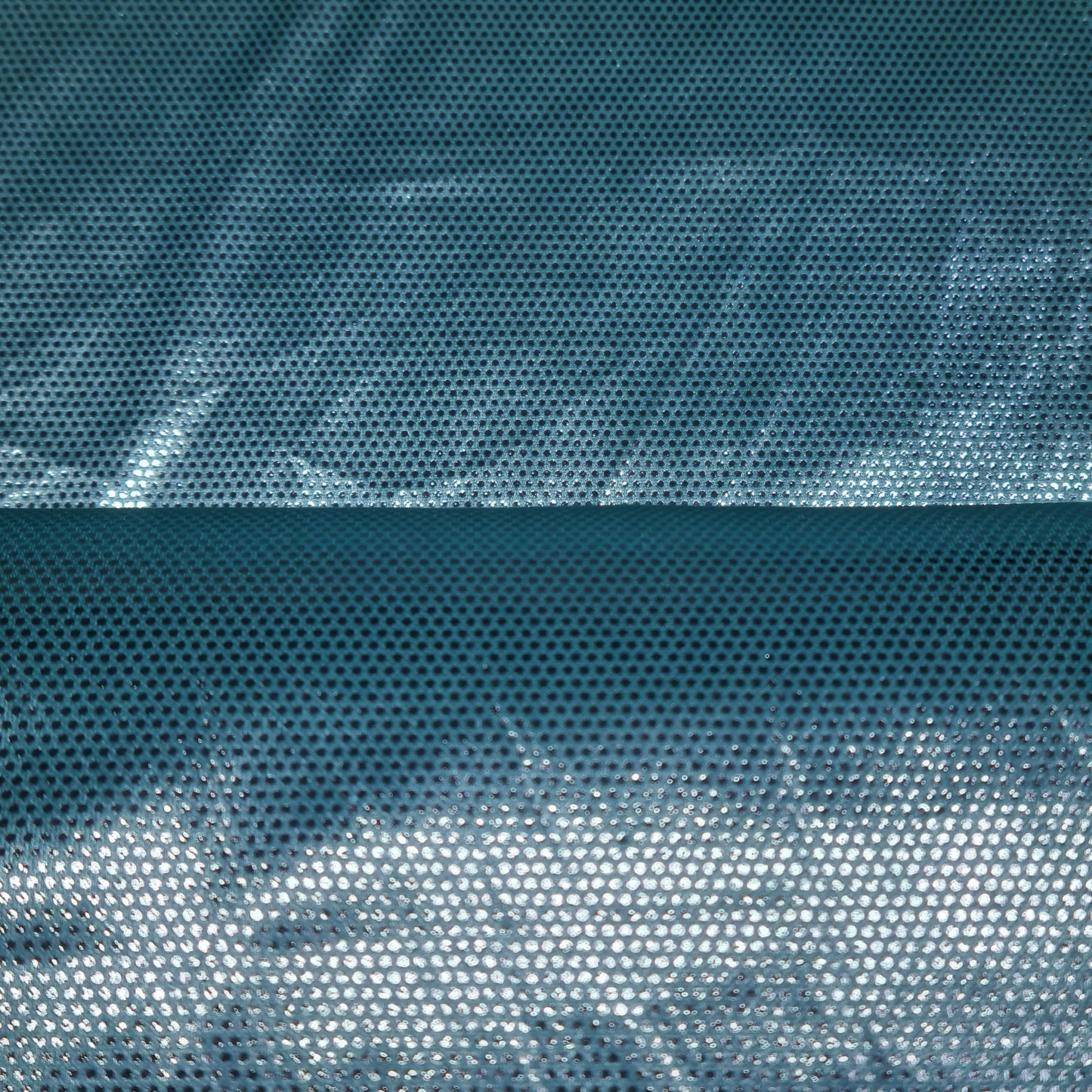 Aque Blue Imported Shimmer Foil Knit Lycra Fabric - TradeUNO